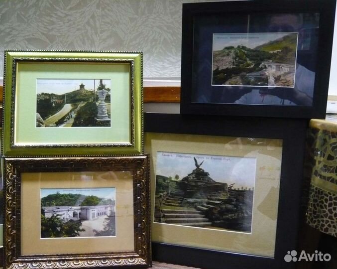 Ретрофотографии Пятигорска в раме и паспарту