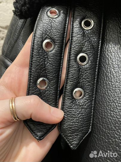 Дублёнка эко из кожи