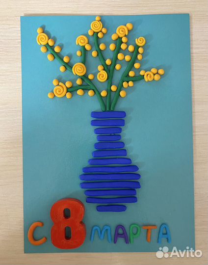 Поделка на 8 марта