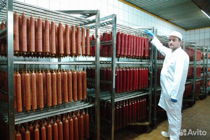 Колбасную фабрику с проживанием