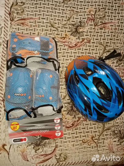 Велошлем детский и защита