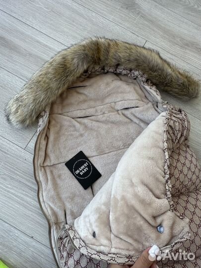 Зимний конверт в коляску