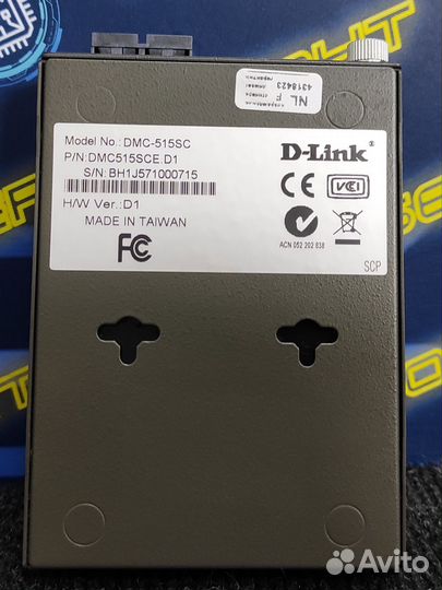 Медиаконвертер D-Link DMC-515SC