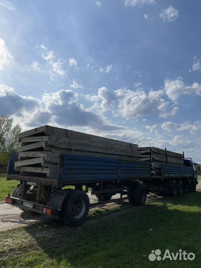 Услуги бортового камаза 53215 с прицепом