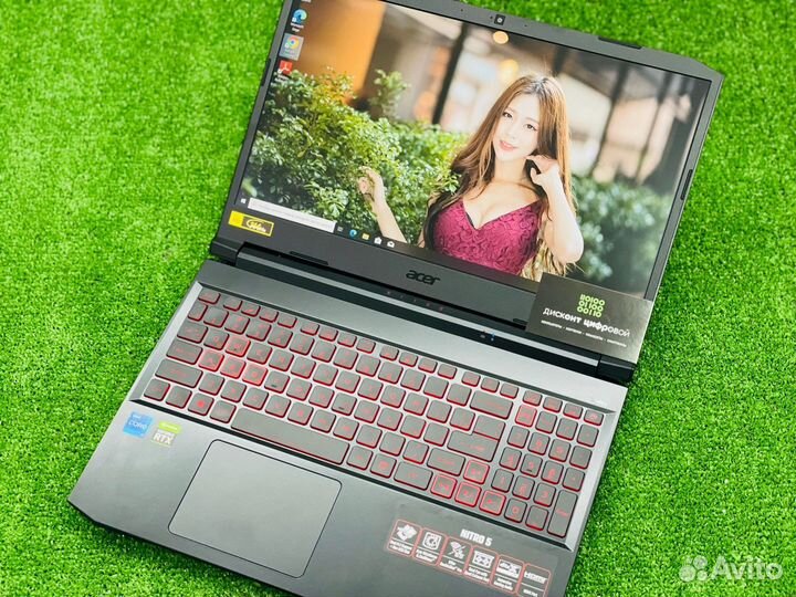 Acer nitro 5 15.6 IPS i7-11800H/RTX3050/Nvme512Gb