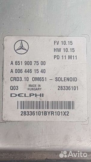 Блок управления двигателем Mercedes OM651
