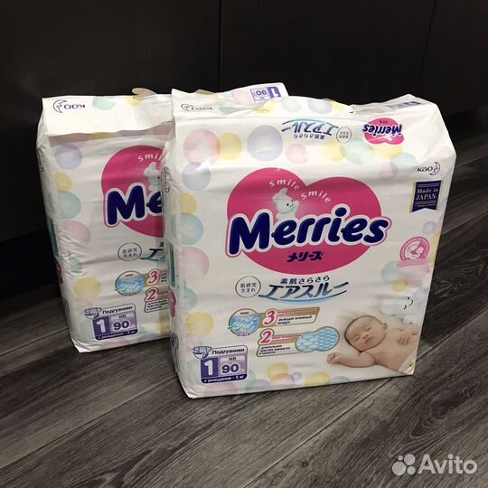 Подгузники Merries 1