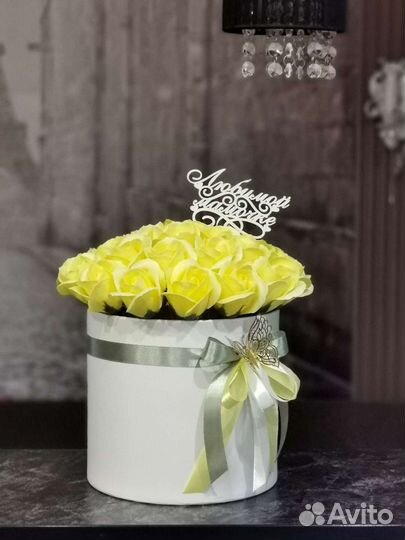 Букет из мыльных цветов