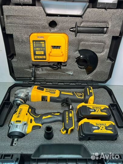 Гайковёрт Аккумуляторный Ударный 36v + Болгарка уш