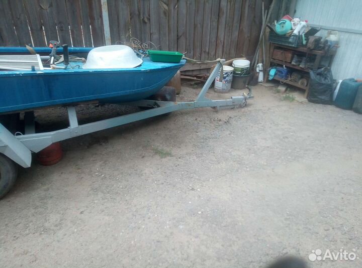 Лодка +москва10+прицеп