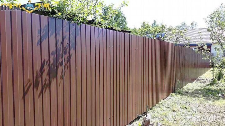 Забор из профнастила
