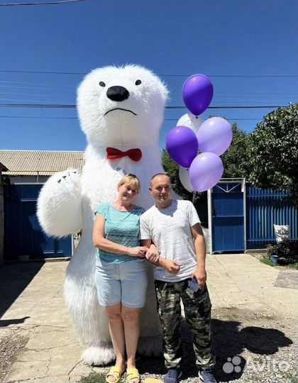 Панда Маша и медведь, белый мишка поздравление