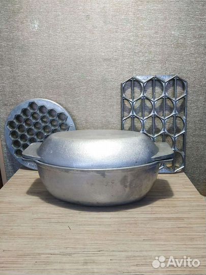 Жаровня Гусятница СССР пельменица вареница