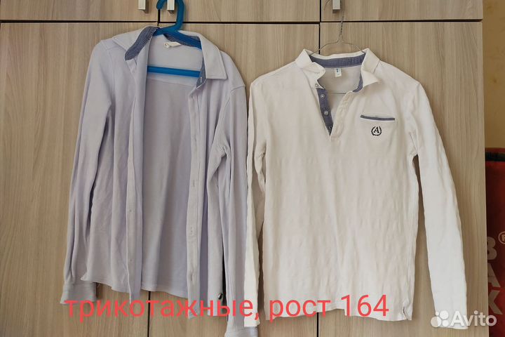 Рубашки для мальчика, б/у, 10-14 лет