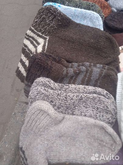 Носки мужские и женские шерстяные