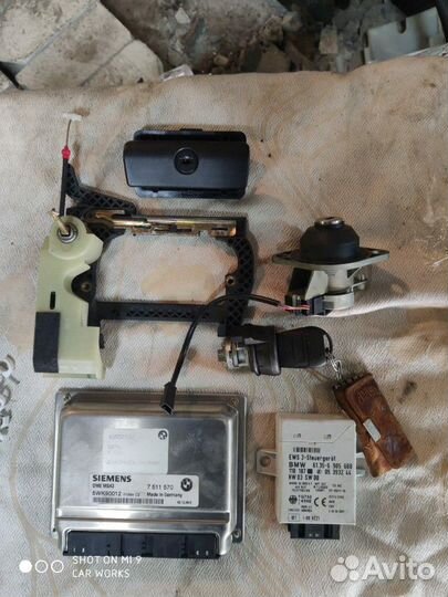 Комплект замков бмв Е39 седан