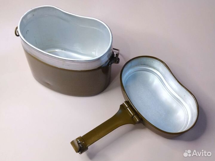 Новый котелок армейский Солдатский Полевой котел