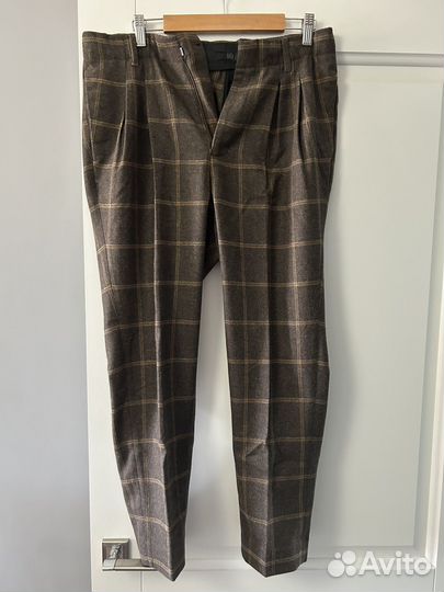 Брюки шерстяные ASOS design