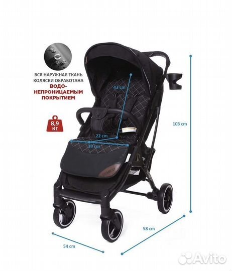 Прогулочная коляска Dearest 819 plus аналог babalo