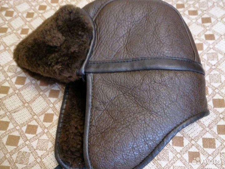 Шапка детская на мальчика зима натуральный мех