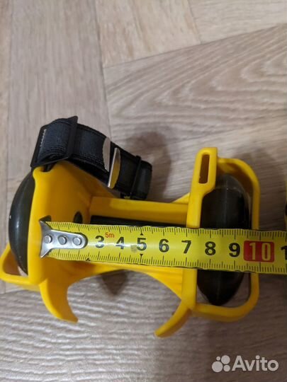 Светящиеся ролики на пятку