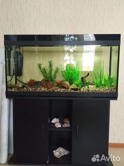 Аквариум 180 литров с тумбой