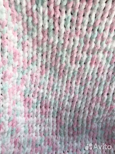 Плед детский вязаный ручная работа
