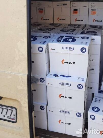 Бумага А4 А3 80 г/м2 белая и неотбеленная