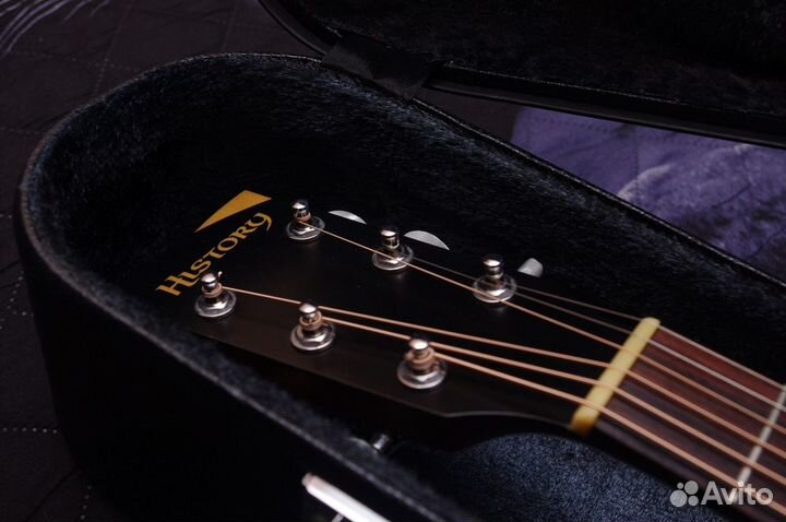 Акустическая гитара History NT-203. Japan. Кейс