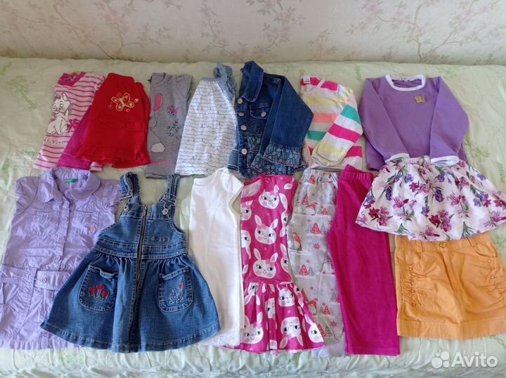 Пакет вещей next, Benetton на девочку 86-92