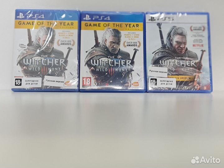 Ведьмак дикая охота goty ps4/Ps5