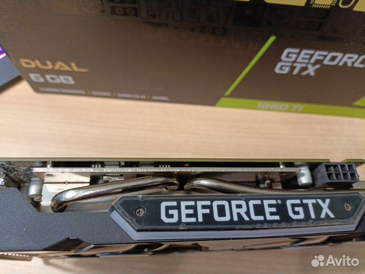Видеокарта Palit GTX 1660ti 6gb ос