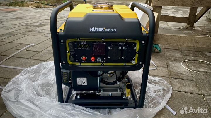 Инверторный генератор новый 6 кВт Huter
