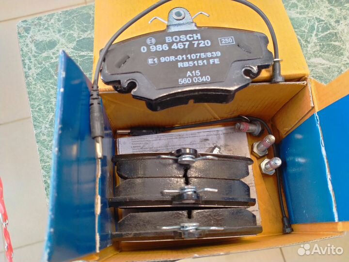 Колодки передние