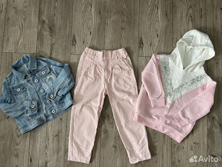 Одежда на девочку 116 пакетом