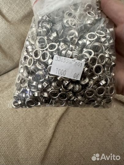 Люверсы фурнитура швейная