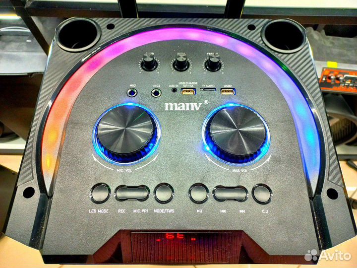 Большая мощная Блютуз колонка 1000вт party