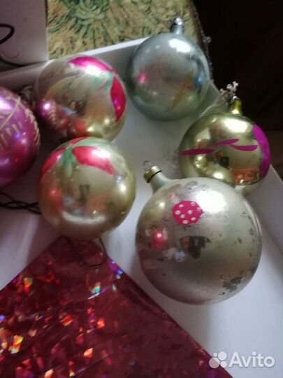 Елочные игрушки СССР