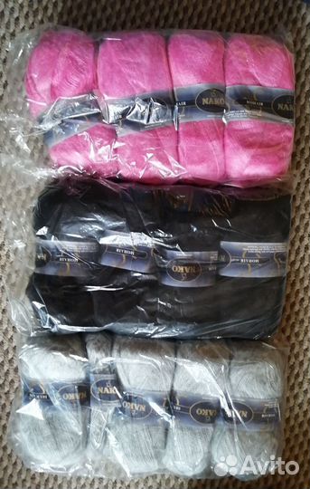 Пряжа nako мохер деликато