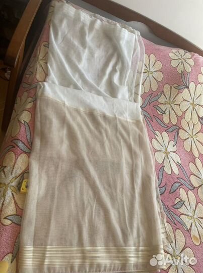 Тюль готовый на шторной ленте