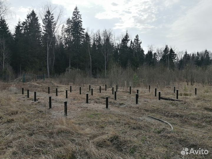 Монтаж винтовых свай под ключ