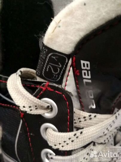 Коньки роликовые хоккейные bauer X300R размер Y12