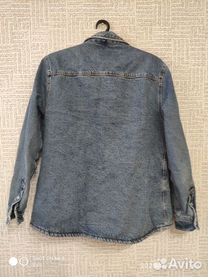 Джинсовая куртка мужская утепленная