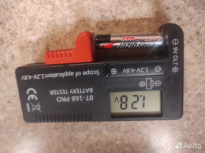 Прибор для проверки батареек