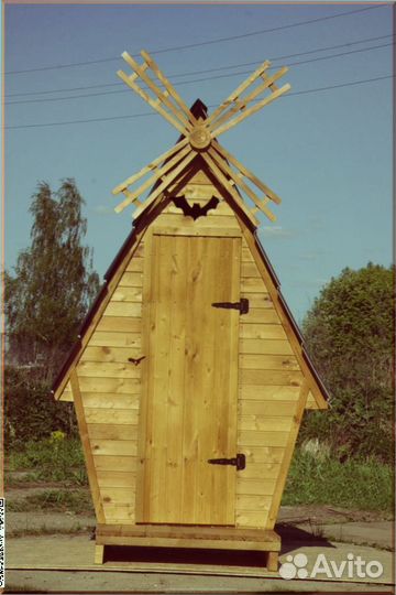 Дачный туалет с кошкой XMD