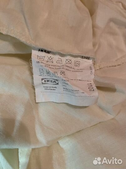 Простынь и пододеяльник IKEA новые