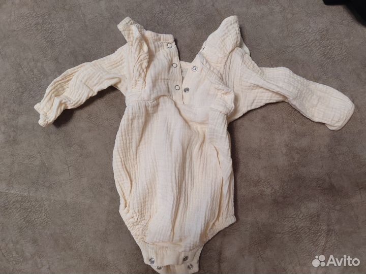 Боди бодик детское для девочки размер 62