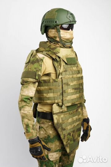 Бронежилет с защитой паха, шеи и плеч свмпэ 33 сл