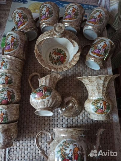 Сервиз чайный,фужеры для вина