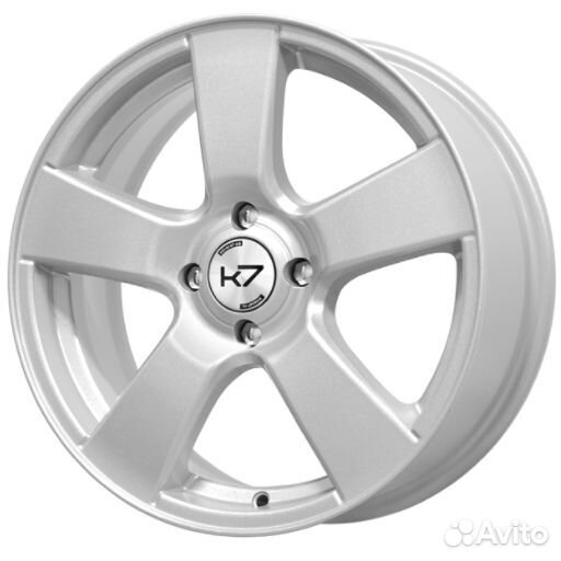 Диски К7 K157 6.5x16 4*100 ET36 DIA60.1 Серебро S Литой